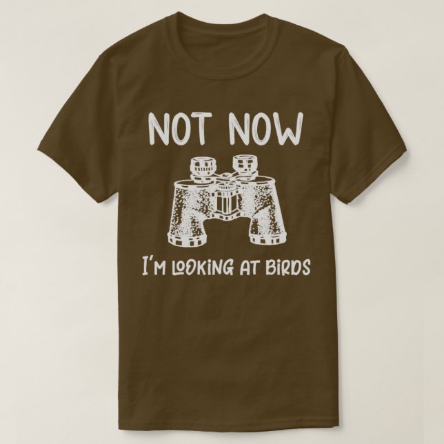 Vogelbeobachtung nicht jetzt schaue ich Vogelbeoba T-Shirt (Design vorne)