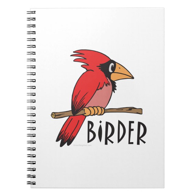 Vogelbeobachtung Notizblock (Vorderseite)