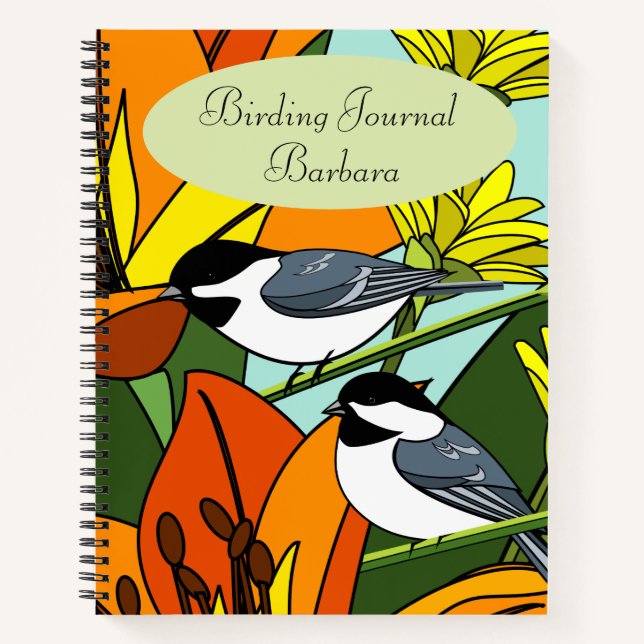 Vogelbeobachtung Notizbuch (Vorderseite)