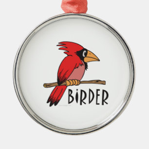 Vogelbeobachtung Ornament Aus Metall