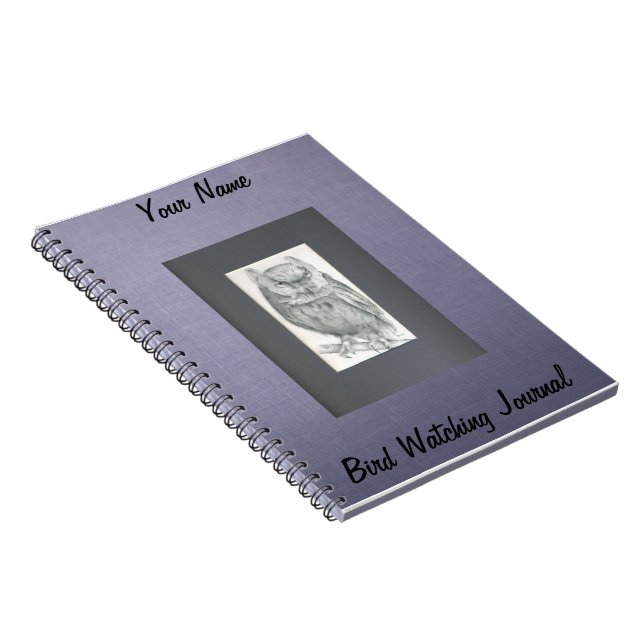 Vogelbeobachtung-Zeitschrift Notizblock (Rechte Seite)