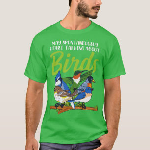 Vogelbeobachtung-Zitat für einen Vogelschub T-Shirt