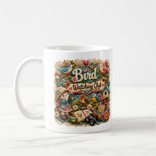 Vogelbeobachtungsclub-Tasse Hübsche Vogelliebhab Kaffeetasse