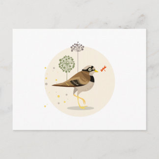 Vogelbild - Sommerfarben Postkarte