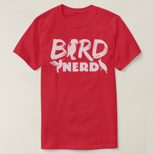 Vogelbiologe VogelZoologie Ornithologie des Nerds T-Shirt (Design vorne)