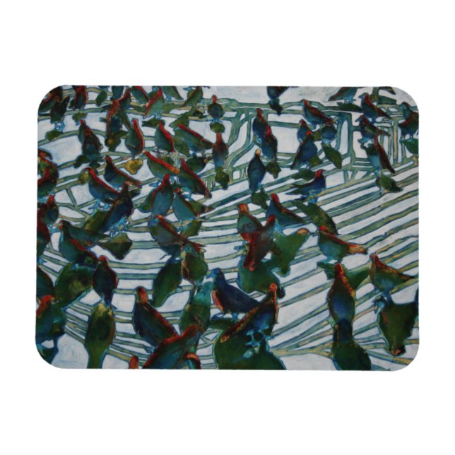 Vogelboot 3 magnet (Horizontal)