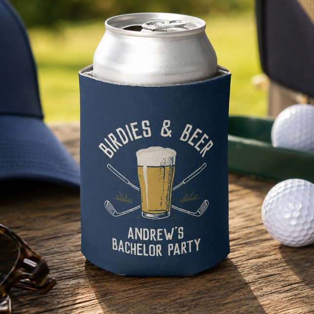 Vögelchen & Bier Golf Junggesellenabschied Geschen Dosenkühler (Von Creator hochgeladen)
