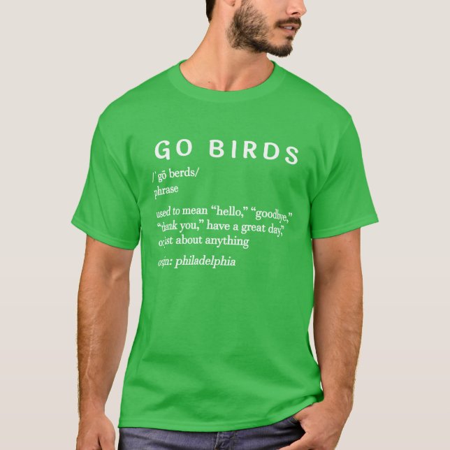 Vogeldefinition T-Shirt (Vorderseite)