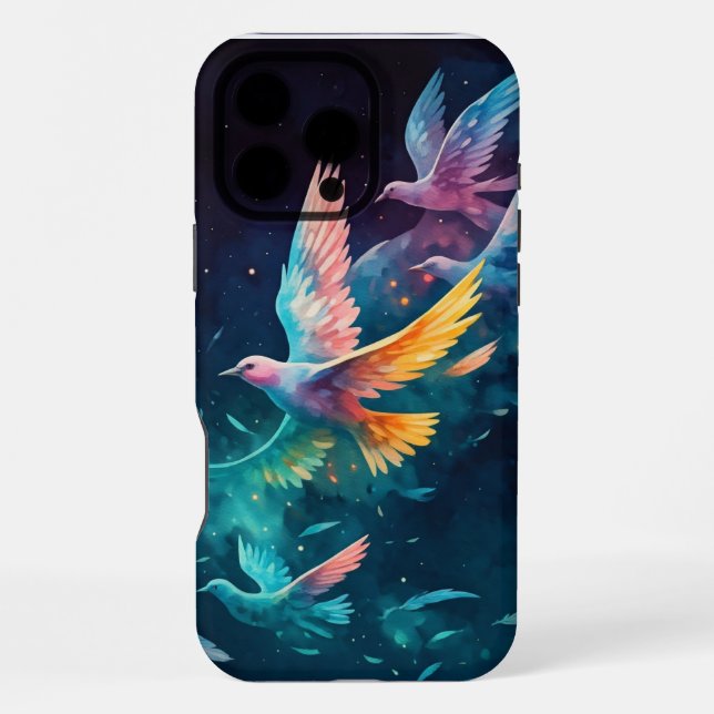 Vogelelegance iPhone Hülle (Rückseite)