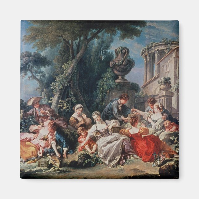 Vogelfänger Magnet (Vorne)