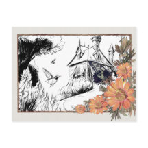 Vogelfarbkarten | Angebrachte Postkarten©