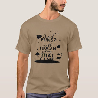 Vogelfedern spielen lustig T-Shirt