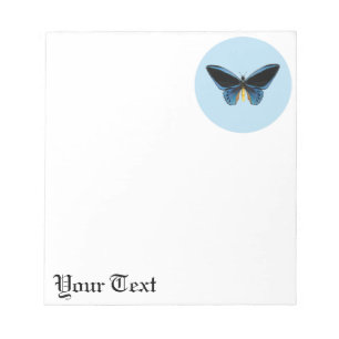 Vogelflügler Schmetterling Notizblock