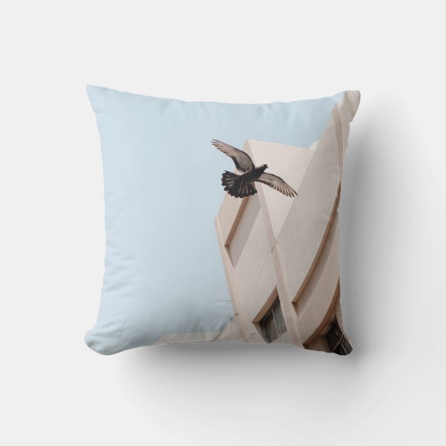VOGELFLYING IN DER LUFT KISSEN (Vorderseite)
