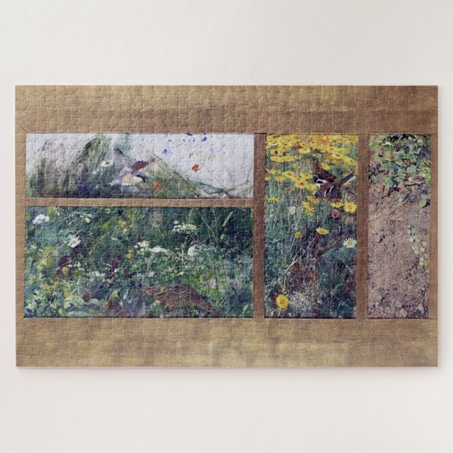 Vogelforschung, Bruno Liljefors Puzzle (Horizontal)