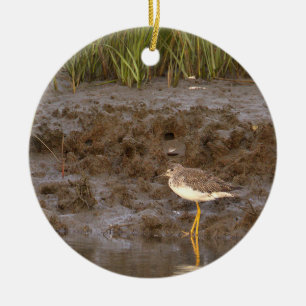 Vogelfoto-Ornament Keramik Ornament