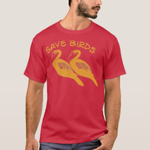 Vogelfreunde und Naturliebhaber Vintage Darter Ret T-Shirt