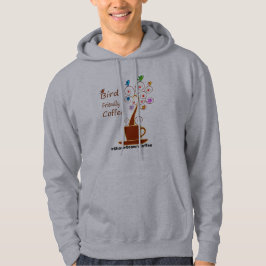 Vogelfreundlicher Kaffee Hoodie