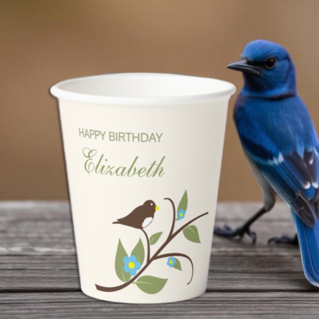 Vogelgeburtstag Pappbecher (Von Creator hochgeladen)