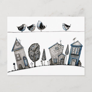 Vogelgesang Postkarte