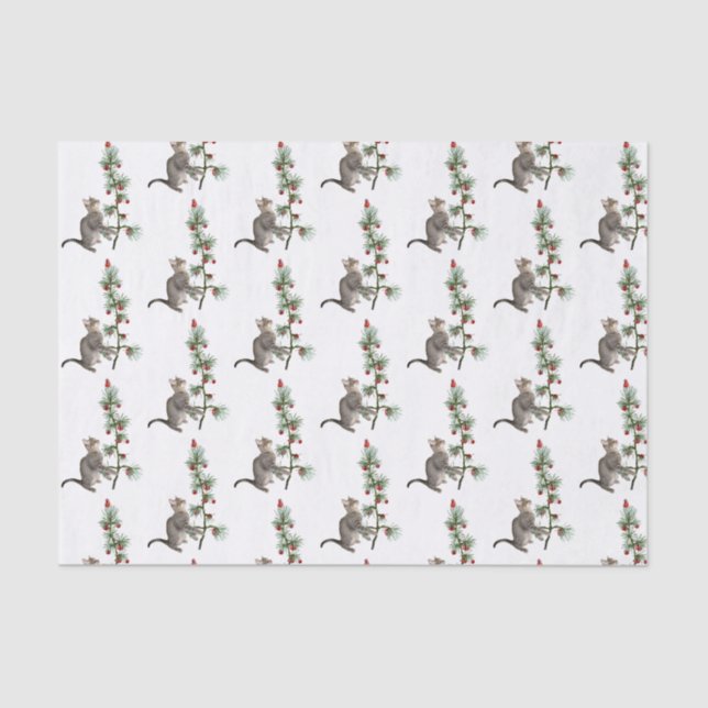 Vogelgezwirnpapier Seidenpapier (Vorderseite)