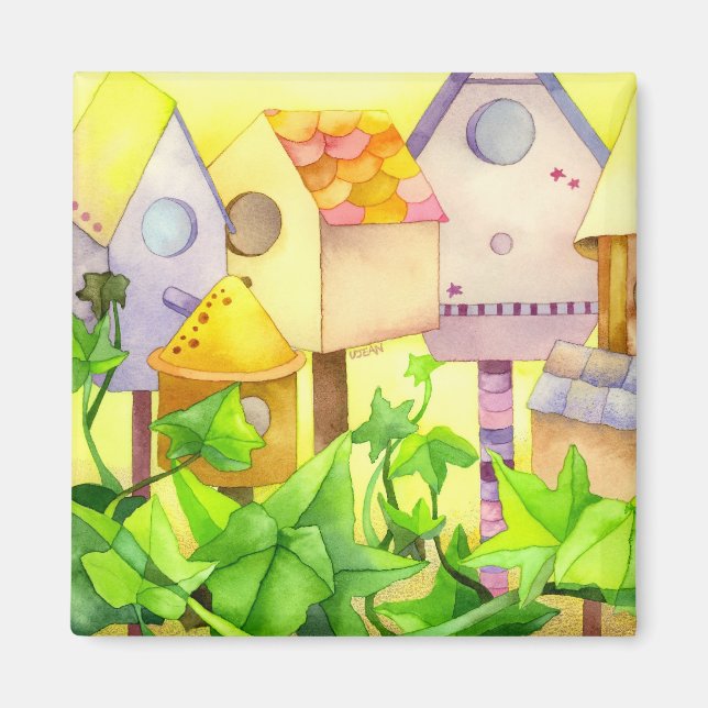 Vogelhäuser Magnet (Vorne)