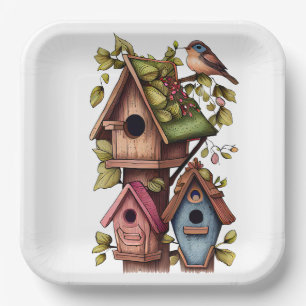 Vogelhäuser Pappteller