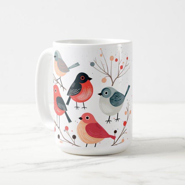 Vogelheilige Kaffeetasse (Vorderseite Links)