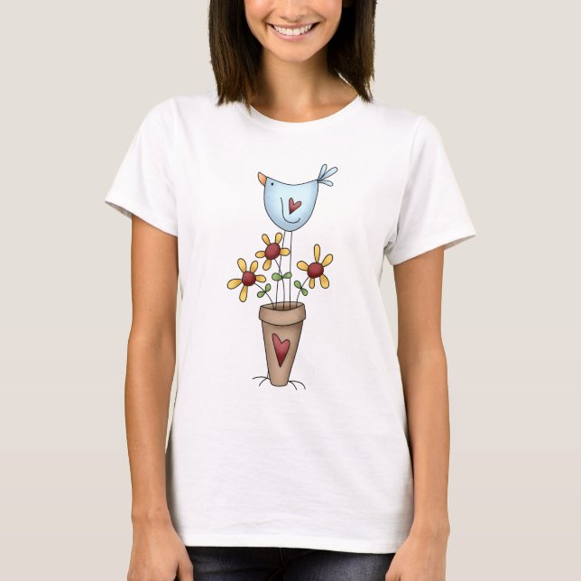 Vogelhemd T-Shirt (Vorderseite)