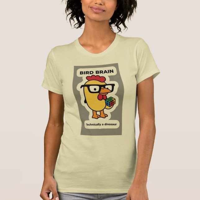 VOGELHIRN TECHNISCH EIN DINOSAURIER T-Shirt (Vorderseite)