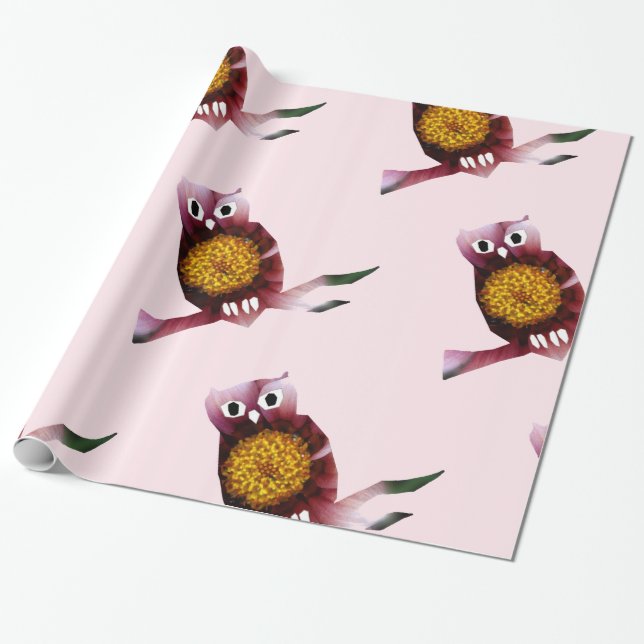 Vogelhühner, Blumenblätterpapier Geschenkpapier (Ungerollt)