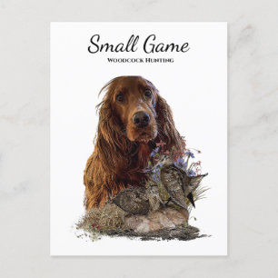 Vogelhund, Waldhundjagd Postkarte