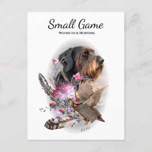 Vogelhund, Waldhundjagd Postkarte