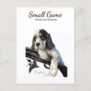 Vogelhund, Waldhundjagd Postkarte