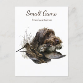 Vogelhund, Waldhundjagd Postkarte