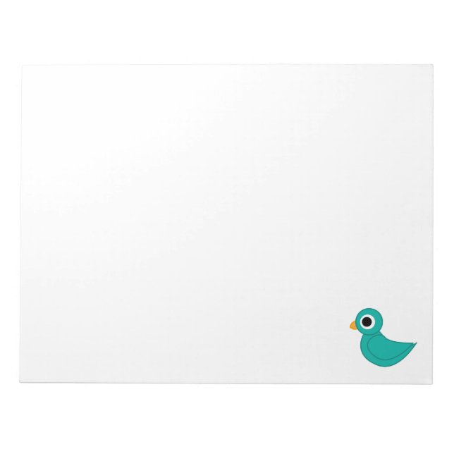 Vogelillustration Notizblock (Vorderseite)