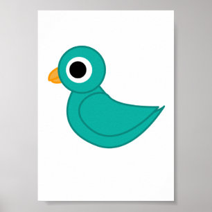 Vogelillustration Poster