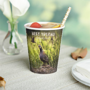 Vogeljagd in Upland Pappbecher