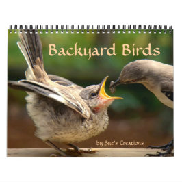 Vogelkalender im Hinterhof Kalender