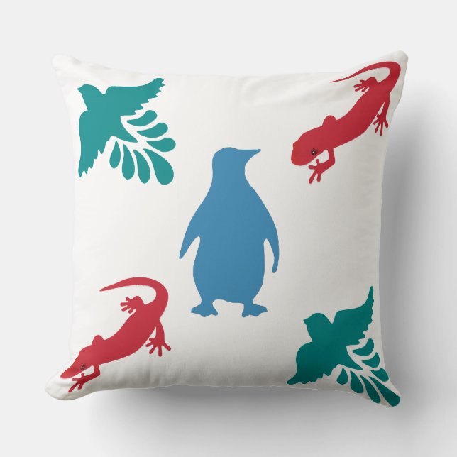 Vogelkeule Kissen (Vorderseite)