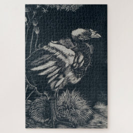 Vogelkick aus seinem Nest (von Jan Mankes) Puzzle