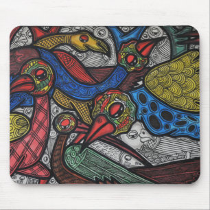 Vogelkonferenz Mousepad