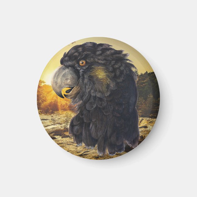 Vogelkopf Magnet (Vorne)