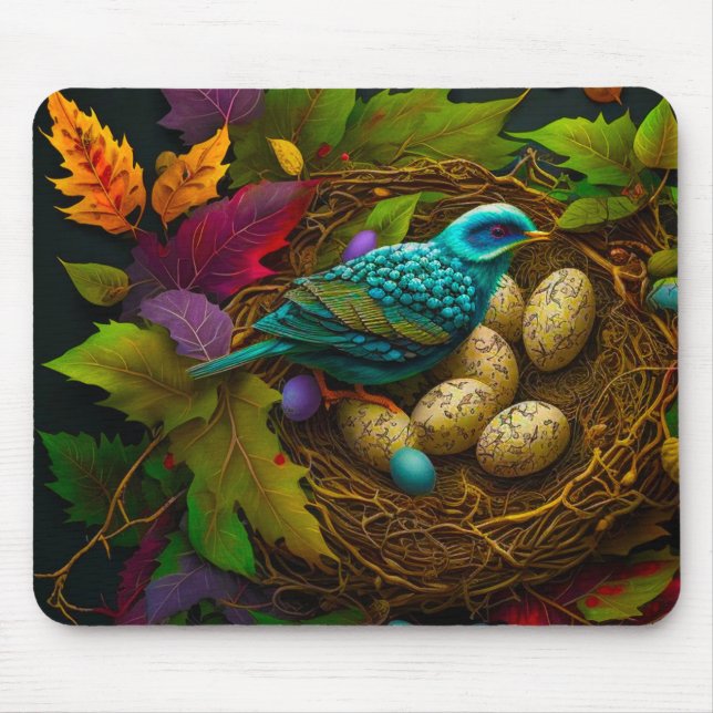 Vogelkunst Mousepad (Vorne)
