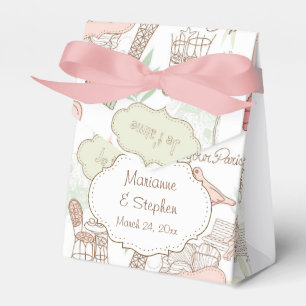 Vogelliebhaber im Pariser Eiffelturm Geschenkschachtel