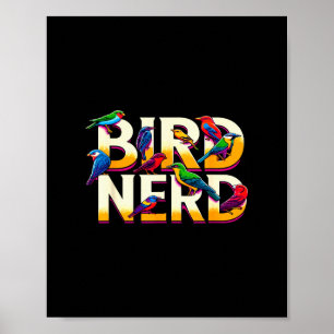 Vogelliebhaber Lustig Vogelbeobachtung Vogelbeobac Poster