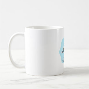 Vogelliebhaber süßer blauer Vogel Kaffeetasse