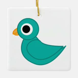 Vogelmagnet Keramikornament