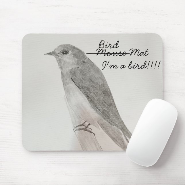 Vogelmaus Mousepad (Mit Mouse)