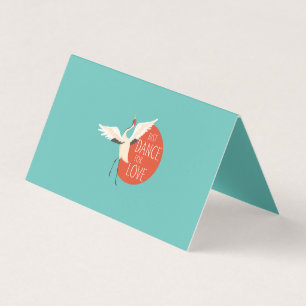 Vogelmeldung - Just Dance for Liebe 1 Visitenkarten